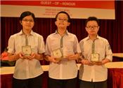 Học sinh Việt giành huy chương vàng Olympic Toán học châu Á