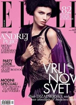 Andrej Pejic - người mẫu nam lần đầu xuất hiện trên trang bìa tạp chí Elle