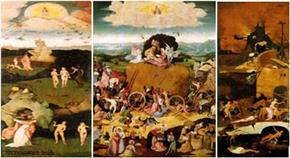 Bộ ba bức tranh Haywain của Hieronymus Bosch