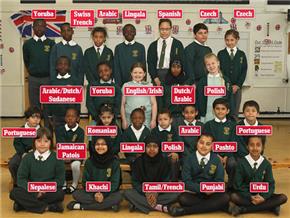 Trường tiểu học của Anh, nơi các học sinh nói 31 ngôn ngữ khác nhau