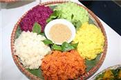 Xôi ngũ sắc - Văn hóa ẩm thực độc đáo của người Thái