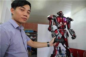 Robot được sản xuất tại Việt Nam từ vật liệu tái chế