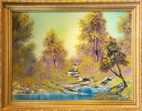 Tác phẩm đầu tiên của Bob Ross cho chương trình “The Joy of Painting” được bán với giá 9,85 triệu USD
