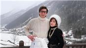 Lady Gaga và Adam Driver cùng nét đẹp mê hoặc nơi hẻm núi Alpes trong những cảnh quay hậu trường của bộ phim “House of Gucci”