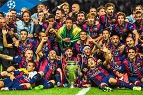 Barcelona trở thành đội bóng đầu tiên trong lịch sử lần thứ hai giành cú hat-trick danh hiệu