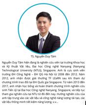 Tiến sĩ Nguyễn Duy Tâm - nhà khoa học tham gia Diễn đàn Trí thức trẻ Việt Nam toàn cầu.